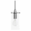 Linea Di Liara Effimero 1-Light Stem Hung Pendant Lamp, Brushed Nickel