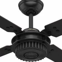 Hunter Fan Company 54" Chronicle Matte Black Ceiling Fan With Wall Control -Ceiling Lighting Shop 9a61bde00f8fd2b2 7522 w800 h800 b0 p0