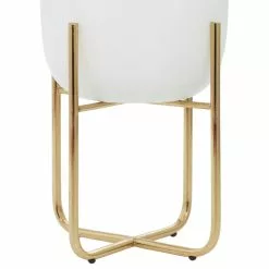 Brimfield & May Contemporary Style Large Round Metallic Metal Planters In Stands, Set Of 2 -Ceiling Lighting Shop 9a71f06003bdcf1d 7864 w800 h800 b1 p0