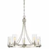 Helmsman Lighting Works 5-Light Chandelier, Brushed Nickel