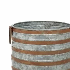 Brimfield & May Farmhouse Gray Metal Planter 49111 -Ceiling Lighting Shop 9b2196e5019564bc 7810 w800 h800 b0 p0