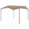 GDFStudio GDF Studio Poppy Outdoor 11.5'x11.5' Modern Gazebo Canopy, Beige