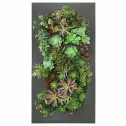 Vandue Corporation Modern Home Living Wall Galvanized Steel/Zinc Succulent Planter, Wall Mounted G