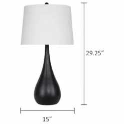Lumisource 30" Oiled Rubbed Bronze Teardop Table Lamps, Set Of 2 -Ceiling Lighting Shop 9c21d624027d0dde 9804 w800 h800 b1 p0