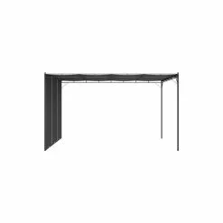 Vida XL International B.V. VidaXL Garden Gazebo With Side Curtain 157.5"x118.1"x88.6" Anthracite Sunshade -Ceiling Lighting Shop 9d41895303934dfd 2950 w800 h800 b1 p0