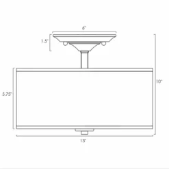 Kira Home Addison 13" Ceiling Light, Off-White Fabric Drum Shade, Brushed Nickel -Ceiling Lighting Shop 9d617d3e0ebc7c33 8697 w800 h800 b0 p0