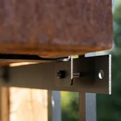 Veradek Metallic Series Corten Steel Railing Planter, 36" -Ceiling Lighting Shop 9df153380fa56214 4409 w800 h800 b0 p0