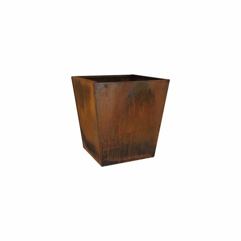 Nice Planter Nice Corten Tapered Square Planter, Corten, 20" 2 Nice Planter Nice Corten Tapered Square Planter, Corten, 20" - Image 2