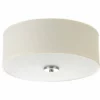 Progress Lighting Inspire 2-Light Flush Mount, Brushed Nickel
