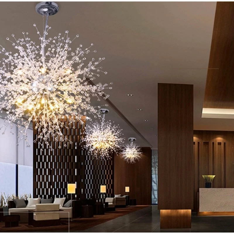 Morsale.com 8-Light Nordic LED Dandelion Chandelier By Morsale 5 Morsale.com 8-Light Nordic LED Dandelion Chandelier By Morsale - Image 5