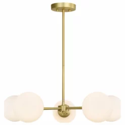Light Society Milan Five-Light Chandelier, White Glass -Ceiling Lighting Shop 9f814d320ed87732 6188 w800 h800 b1 p0