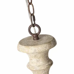 LNC Lighting LNC 6-Light French Country Distressed Wood Dimmable Chandelier 32.5"H X 31"D -Ceiling Lighting Shop 9fb193620d70705e 2309 w800 h800 b1 p0