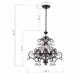 Greenville Signature Atreus 5-Light Candle-Style Chandelier -Ceiling Lighting Shop a1112a680293d13e 4840 w800 h800 b1 p0