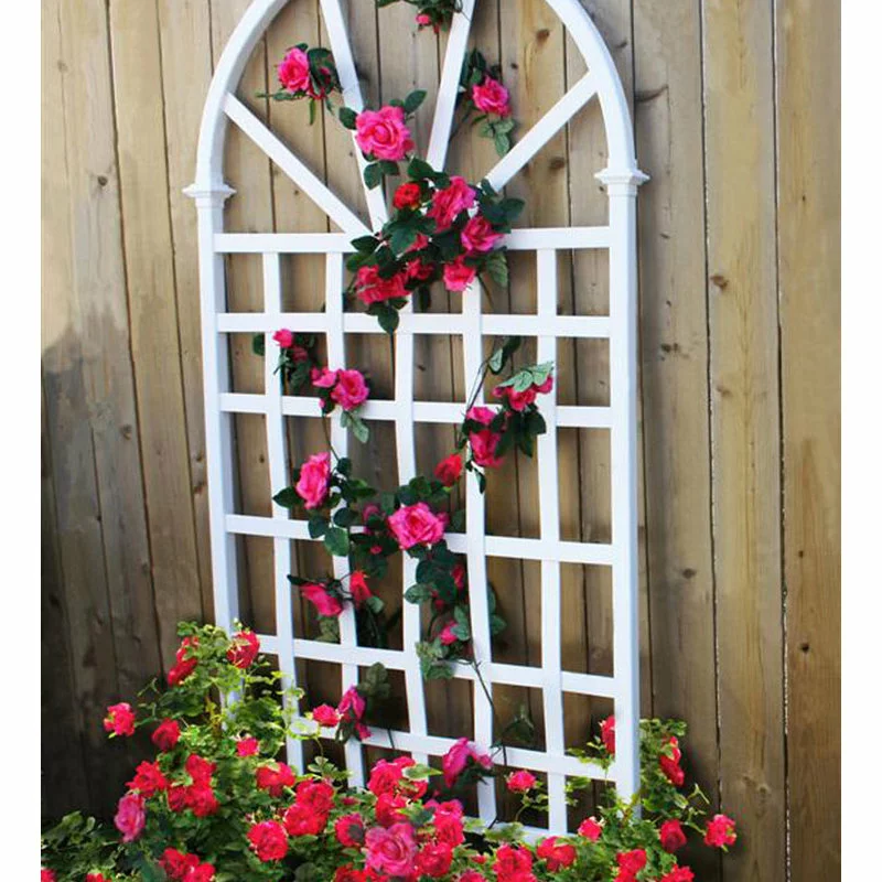 New England Arbors 39"x4"x77.25" Athens Trellis, White 2 New England Arbors 39"x4"x77.25" Athens Trellis, White - Image 2