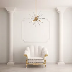 OVE Decors Harbin Bronze Finish LED Integrated Chandelier -Ceiling Lighting Shop a181f5690efb7aba 6239 w800 h800 b0 p0