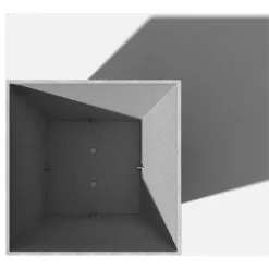 Veradek Nobleton Square Planter, Charcoal, 22" 10 Veradek Nobleton Square Planter, Charcoal, 22" -Ceiling Lighting Shop a1d17ede017960fc 2839 w800 h800 b1 p0