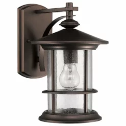 CHLOE Lighting, Inc. Ashley Superiora Transitional 1-Light Rubbed Bronze Outdoor Wall Sconce
