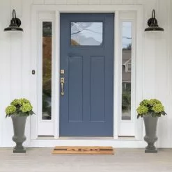 LuxenHome 22.75" H Gray Slim MgO Urn Planter -Ceiling Lighting Shop a281178c03e40366 8217 w800 h800 b0 p0