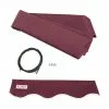 Aleko Products Awning Fabric For Retractable Awning, Burgundy 20'x10'