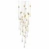 Miron Demid LLC Luxury Modern Crystal Chandelier For Staircase, Living Space, Bathroom., 49 Lights