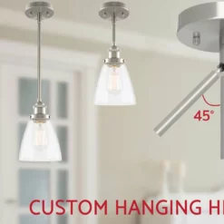 Kira Home Porter 8" Pendant Light, Glass Shade, Dimmable, Adjustable Height -Ceiling Lighting Shop a4e1aff300d3b1b3 8691 w800 h800 b0 p0