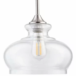 Linea Di Liara Ariella Ovale Glass Pendant Lamp With LED Bulb