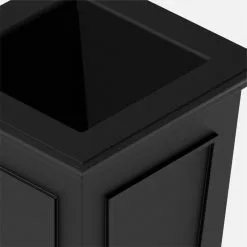 Veradek Brixton Tall Planter, 28", Black -Ceiling Lighting Shop a541e9b701802bc6 6873 w800 h800 b0 p0
