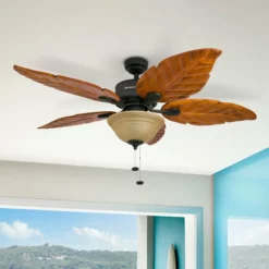 Honeywell Ceiling Fans Honeywell Sabal Palm Bronze Ceiling Fan With Light, Carved Wood Blades, Bronze 12 Honeywell Ceiling Fans Honeywell Sabal Palm Bronze Ceiling Fan With Light, Carved Wood Blades, Bronze -Ceiling Lighting Shop a611952902eaa4b8 6901 w800 h800 b0 p0