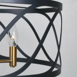 Kira Home Isabelle 16" Ceiling Light, Metal Drum Shade, Warm Brass Accents 10 Kira Home Isabelle 16" Ceiling Light, Metal Drum Shade, Warm Brass Accents -Ceiling Lighting Shop a63102df0e5416ce 8479 w800 h800 b0 p0