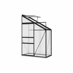 Vida XL International B.V. VidaXL Greenhouse Anthracite Aluminum 50.9 Ft³ Conservatory Garden Plant House -Ceiling Lighting Shop a6d1f04703934f6d 1092 w800 h800 b1 p0