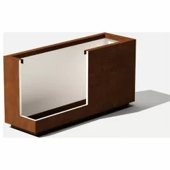 Veradek Metallic Series Corten Steel Long Box Planter, Medium -Ceiling Lighting Shop a78166aa0179a12e 4603 w800 h800 b1 p0