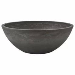 Arcadia Garden Products Garden Bowl, Dark Charcoal, Large