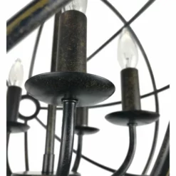 Edvivi Lighting Dover 5-Light Antique Bronze Vintage Globe Cage Chandelier, 16" Farmhouse -Ceiling Lighting Shop a8114d9f0a0b7785 9357 w800 h800 b0 p0