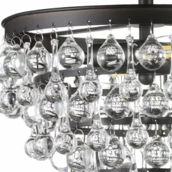 JONATHAN Y Toronto Metal, Crystal LED Flush Mount, Oil Rubbed Bronze, 13" -Ceiling Lighting Shop a82155020391015d 7666 w800 h800 b0 p0