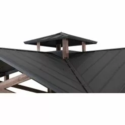 Sunjoy Bella 12.5'x12.5' Cedar Framed Gazebo -Ceiling Lighting Shop a841f63103129b67 4736 w800 h800 b1 p0