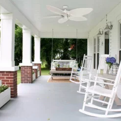 Honeywell Ceiling Fans 52" Palm Island White Ceiling Fan With Palm Blades -Ceiling Lighting Shop a8e1e8fc02eaa30e 9697 w800 h800 b0 p0