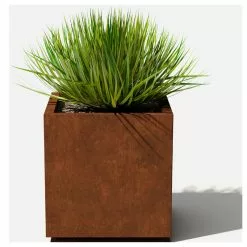 Veradek Metallic Series Corten Steel Cube Planter, Large -Ceiling Lighting Shop a8f1ae3b038f467e 4376 w800 h800 b1 p0