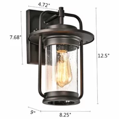 CHLOE Lighting, Inc. CHLOE Lighting Jeffrey Transitional 1-Light Rubbed Bronze Outdoor Wall Sconce -Ceiling Lighting Shop a96163390deeb9eb 5603 w800 h800 b1 p0