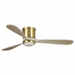FLINT GARDEN INC 52 In Modern Flush Mounted Ceiling Fan With 3 Blades In Sand Copper -Ceiling Lighting Shop a981259b02972565 2944 w800 h800 b1 p0