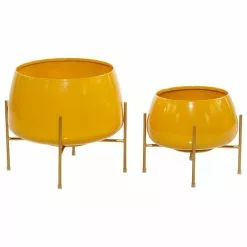 Brimfield & May Modern Yellow Metal Planter 51974 12 Brimfield & May Modern Yellow Metal Planter 51974 -Ceiling Lighting Shop a9c1fc12033f3ad9 7873 w800 h800 b1 p0