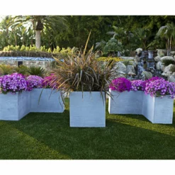 Amedeo Design Resin Stone Modular Square Planter, Limestone, 30x30x30, No Drainage -Ceiling Lighting Shop aa21e6a50356fa78 6199 w800 h800 b0 p0