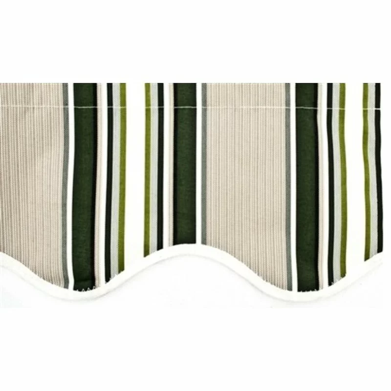 Aleko Products Awning Fabric For Retractable Awning, Multistriped Green, 20'x10' 2 Aleko Products Awning Fabric For Retractable Awning, Multistriped Green, 20'x10' - Image 2
