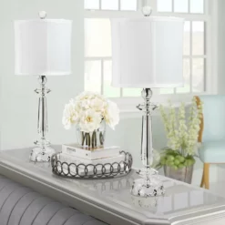 Lumisource 25.5" Genuine Crystal Table Lamps, Set Of 2 -Ceiling Lighting Shop aa81feb0027d0da6 0218 w800 h800 b0 p0