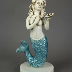 Zeckos Set Of 2 Blue Glitter Tail Mermaid Table Lamps Coastal Beach Decor Burlap Shade -Ceiling Lighting Shop aaa10ffc0e739c5e 2955 w800 h800 b0 p0