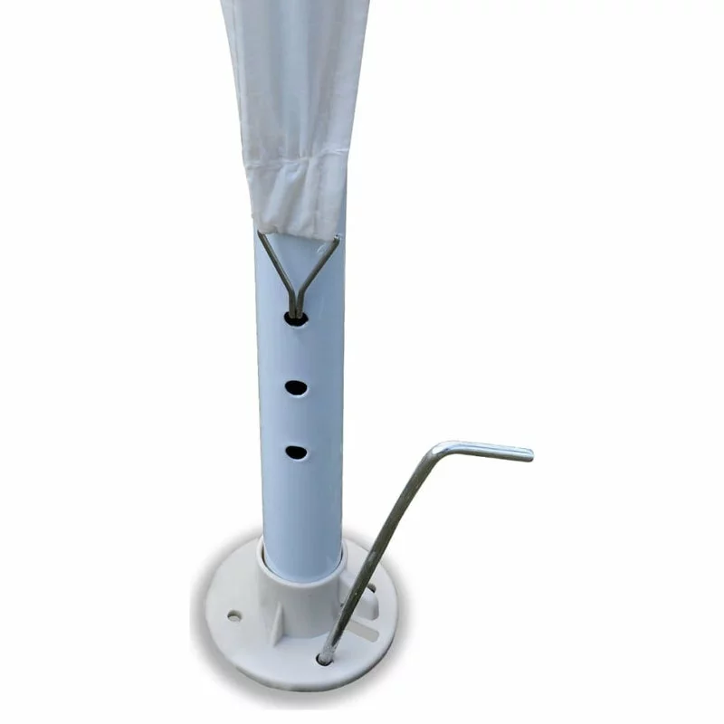 Vida XL International B.V. VidaXL Party Tent 10'x20' White Outdoor Garden Wedding Patio Gazebo Canopy 4 Vida XL International B.V. VidaXL Party Tent 10'x20' White Outdoor Garden Wedding Patio Gazebo Canopy - Image 4