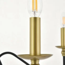 Elegant Furniture & Lighting Elegant Lighting LD5006D42 Rohan 8 Light 42"W Taper Candle - Matte Black / -Ceiling Lighting Shop ad917bfe011de215 5380 w800 h800 b0 p0