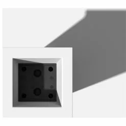 Veradek Brixton Tall Planter, 28", White -Ceiling Lighting Shop ae510ad301802c02 6884 w800 h800 b1 p0