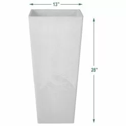 Arcadia Garden Products Contempo Tall Square Planter, Cement Color -Ceiling Lighting Shop ae714c160d56e511 3040 w800 h800 b1 p0