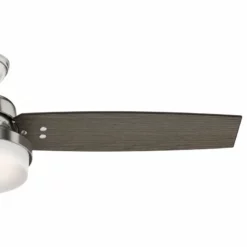 Hunter Fan Company 52" Sentinel Brushed Nickel Ceiling Fan With Light And Remote -Ceiling Lighting Shop ae8141460f8fce24 7529 w800 h800 b1 p0