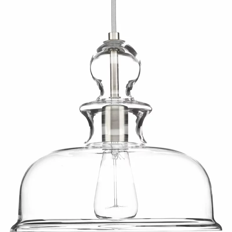 Progress Lighting P5332-09 Staunton 1-Light Pendant, Brushed Nickel 1 Progress Lighting P5332-09 Staunton 1-Light Pendant, Brushed Nickel